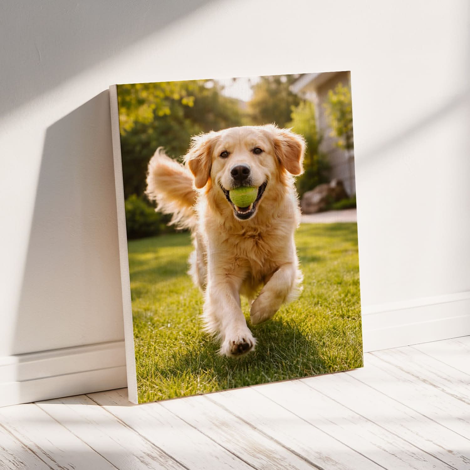 Toile Photo Personnalisée Animaux – Portrait de Votre Compagnon – Cadeau Original