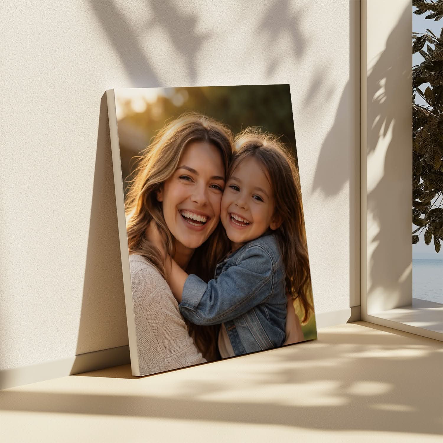Toile Photo Personnalisée pour Maman – Cadeau Fête des Mères Original