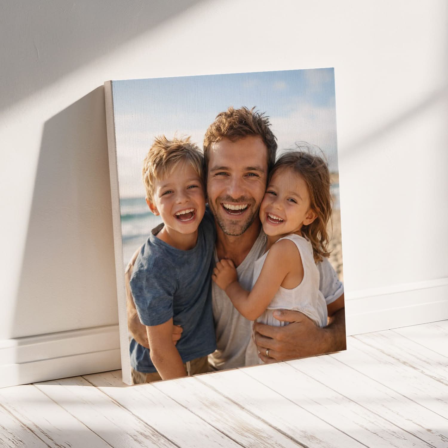 Toile Photo Personnalisée Papa – Cadeau Fête des Pères Original