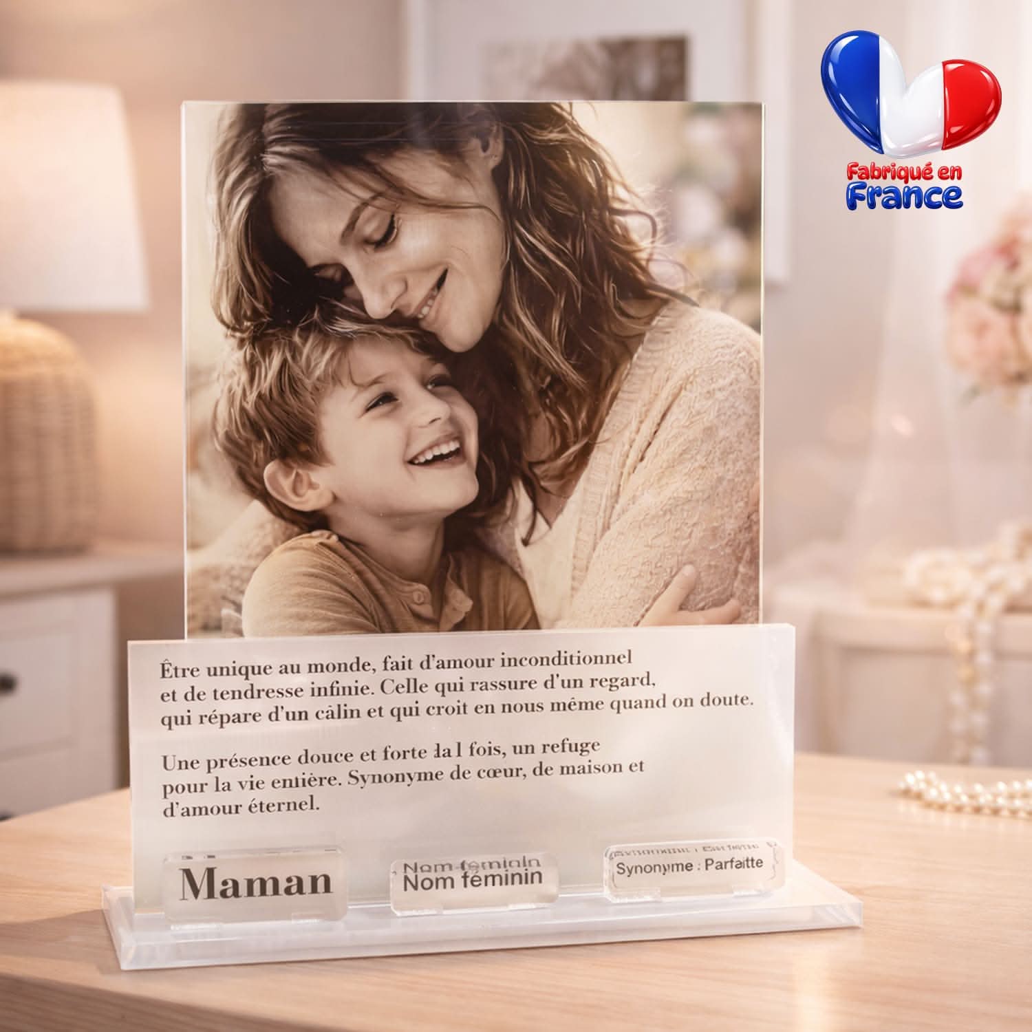 UniKit Définition Personnalisée 3D – Cadeau Fête des Mères Original