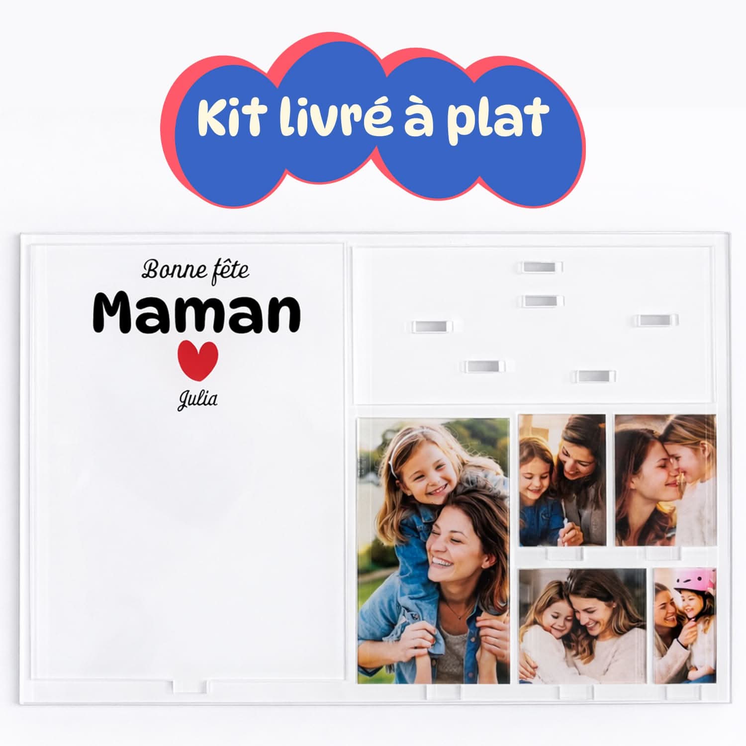 UniKit Diaporama Photos Personnalisé 3D – Cadeau Fête des Mères Original
