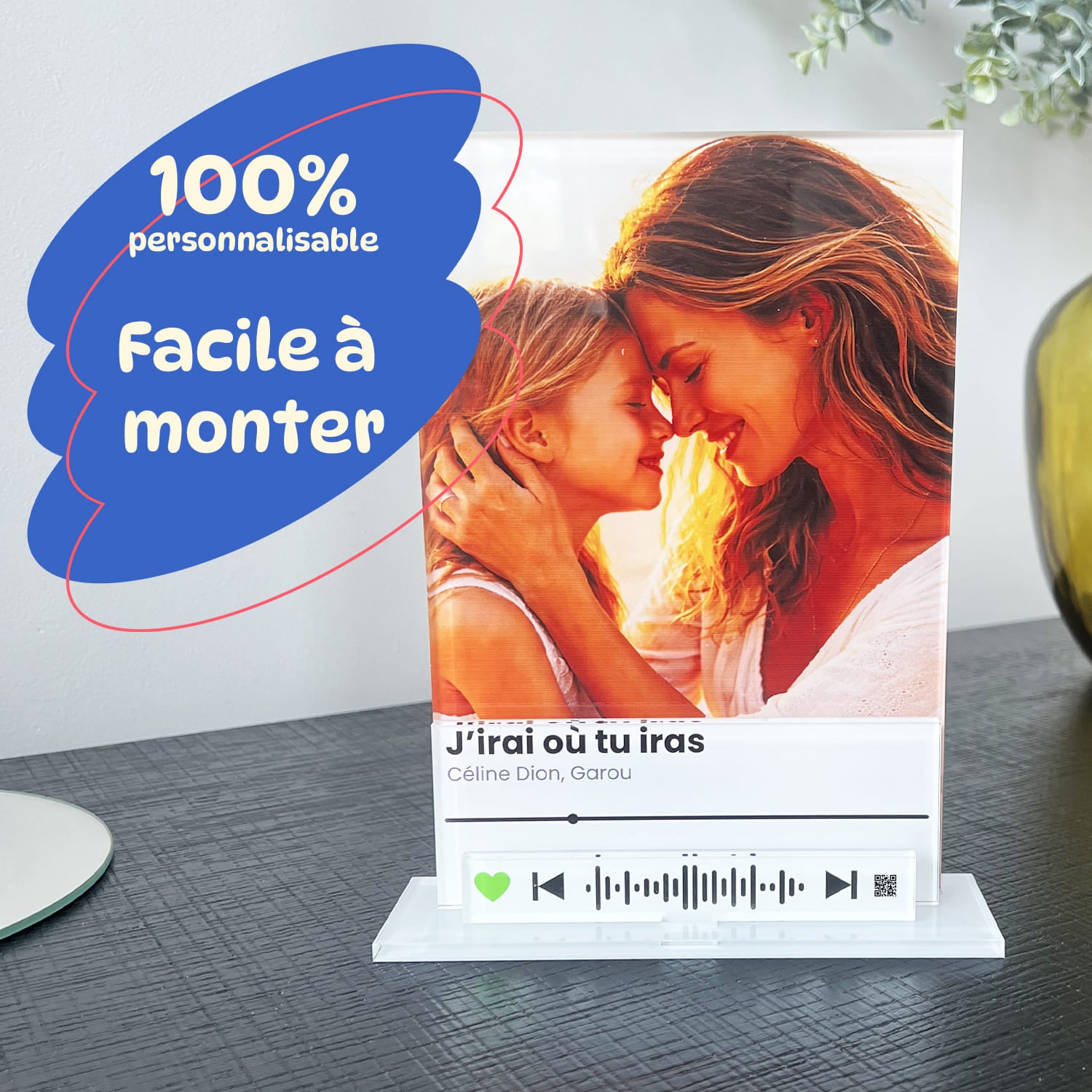 UniKit Musique Personnalisée 3D – Photo & Chanson – Cadeau Fête des Mères