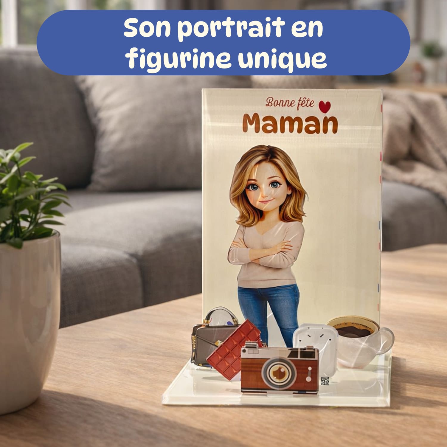 UniKit Starter Pack Personnalisé 3D – Figurine à Son Image – Cadeau Fête des Mères