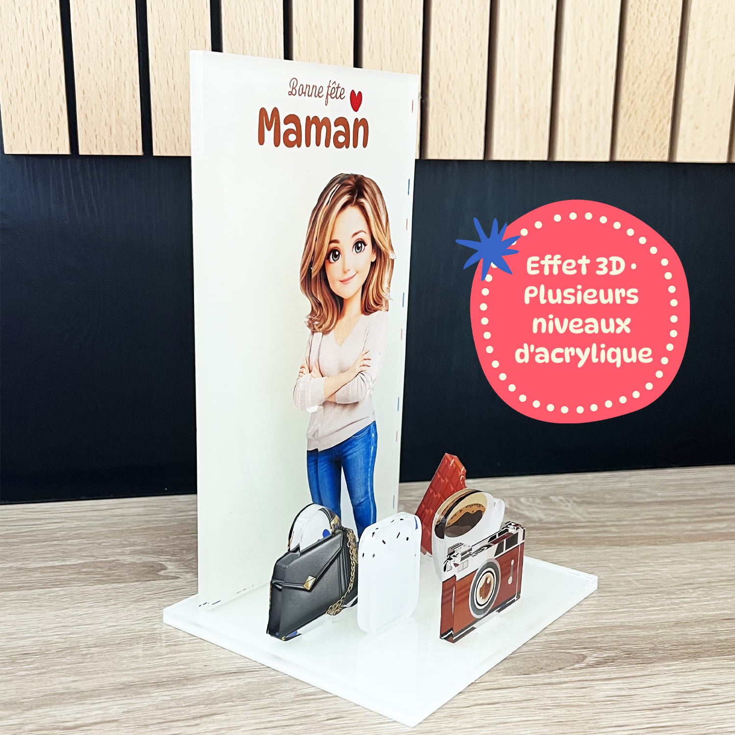 UniKit Starter Pack Personnalisé 3D – Figurine à Son Image – Cadeau Fête des Mères
