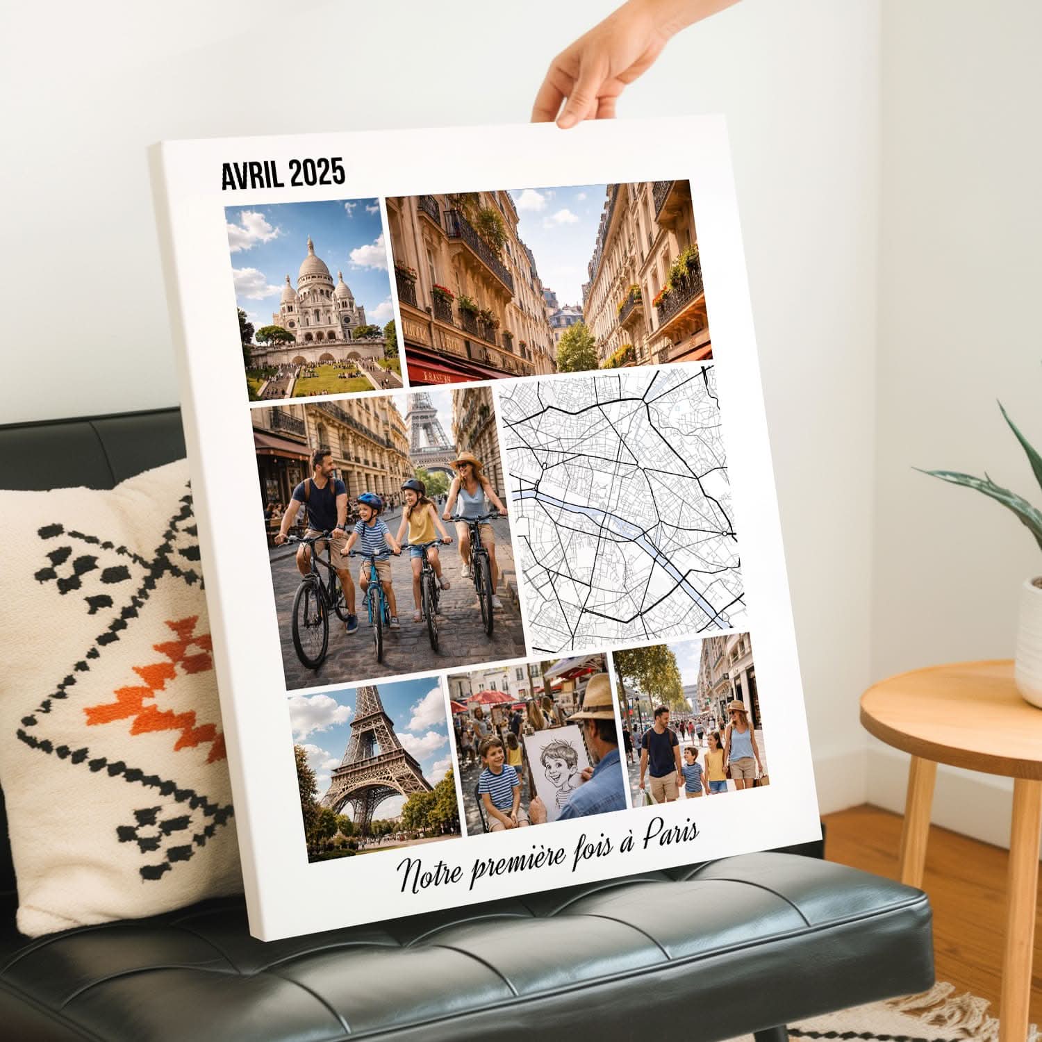 Toile Voyage Personnalisée – Immortalisez Vos Plus Beaux Souvenirs – Cadeau Original