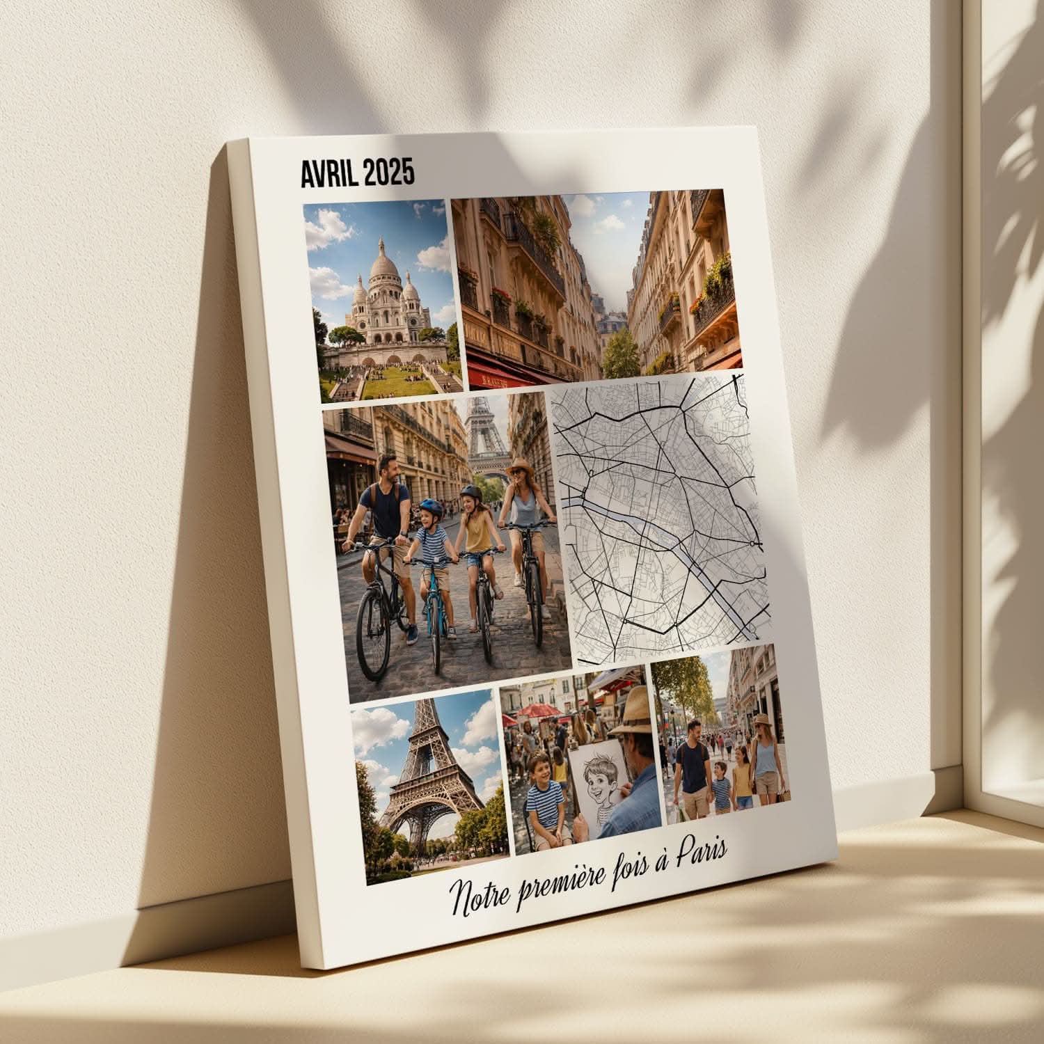 Toile Voyage Personnalisée – Immortalisez Vos Plus Beaux Souvenirs – Cadeau Original