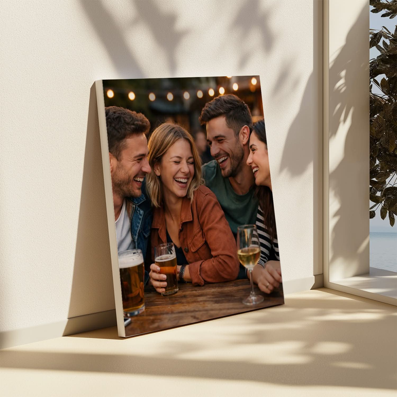 Toile Photo Personnalisée Amis – Immortalisez Vos Meilleurs Souvenirs – Cadeau Amis Original