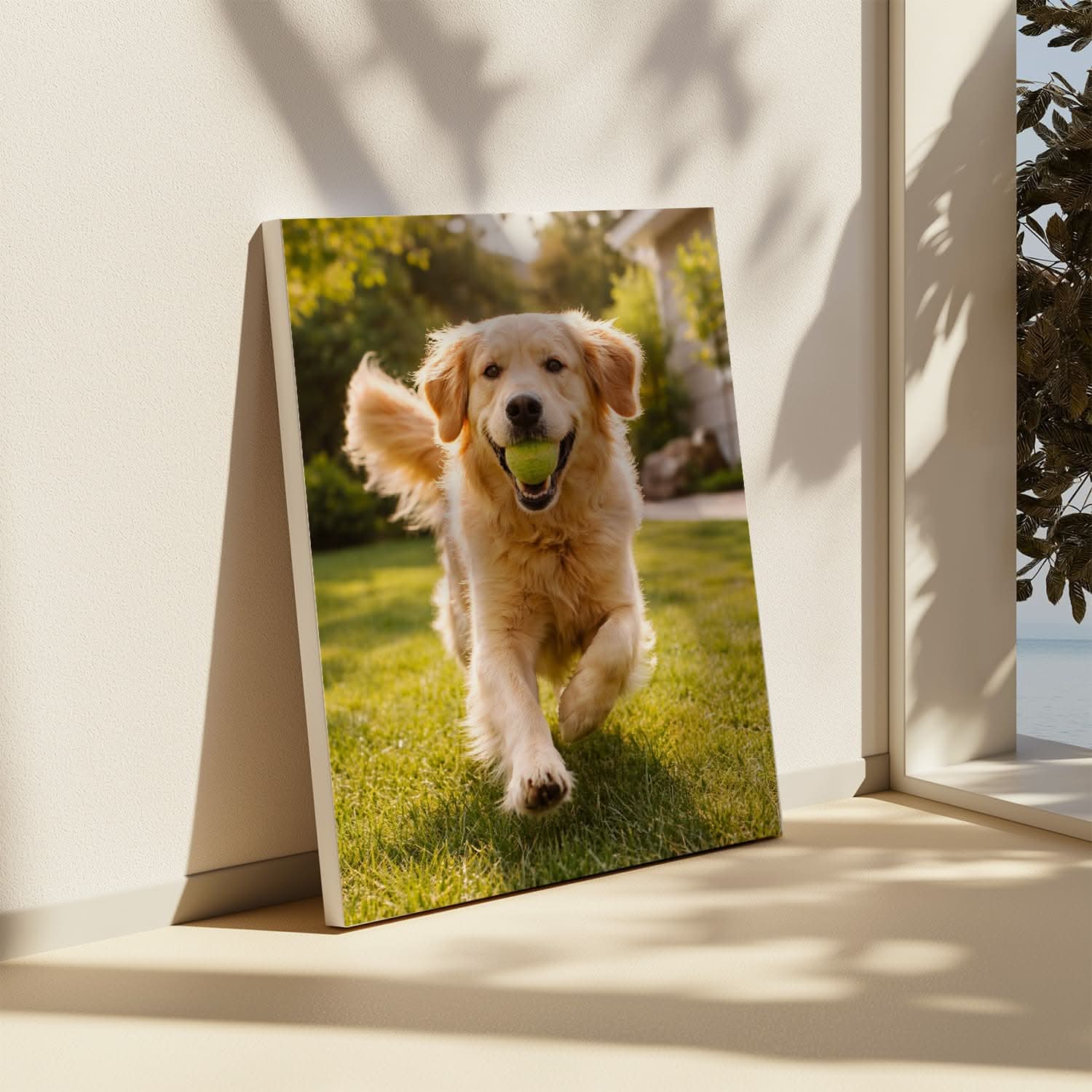 Toile Photo Personnalisée Animaux – Portrait de Votre Compagnon – Cadeau Original