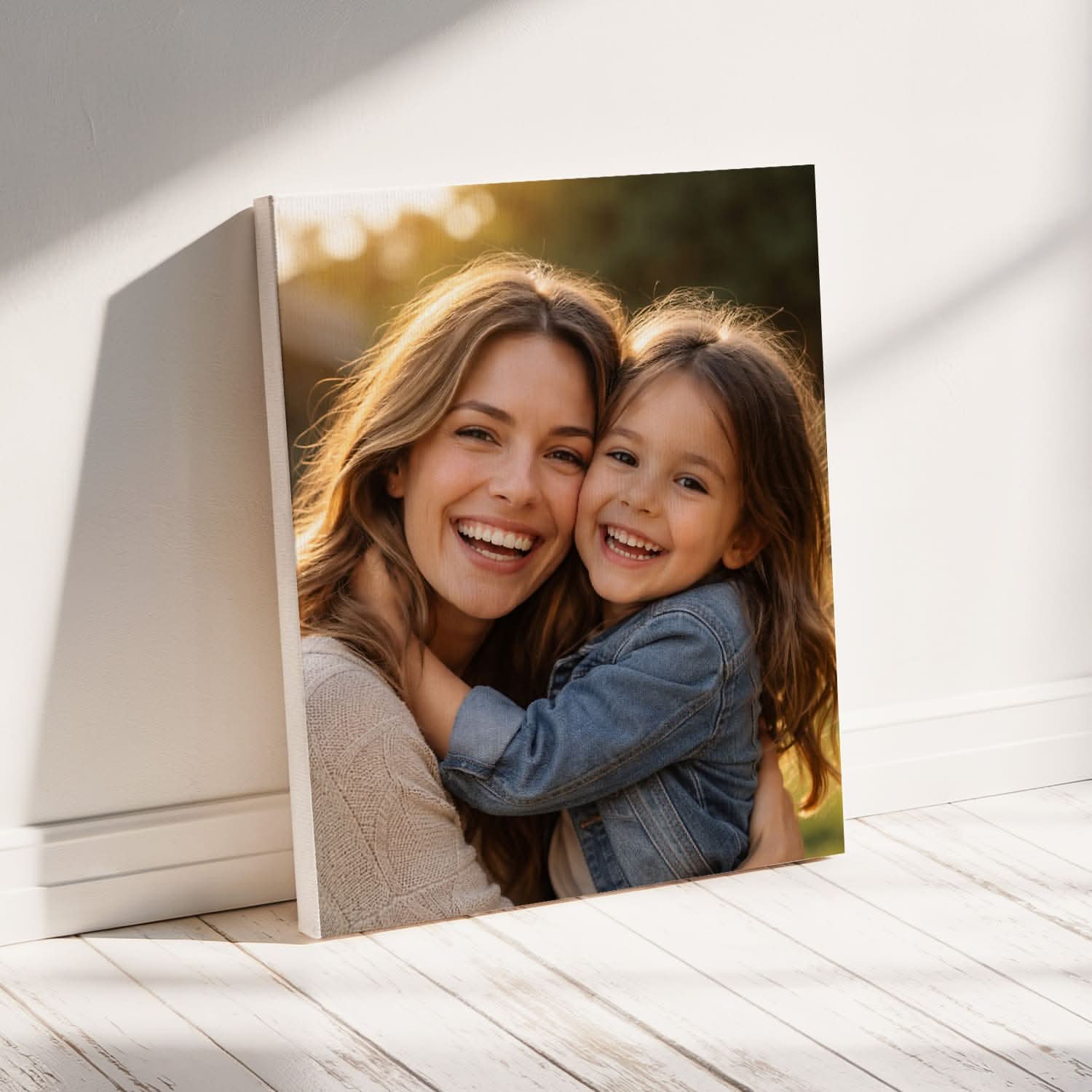 Toile Photo Personnalisée pour Maman – Cadeau Fête des Mères Original