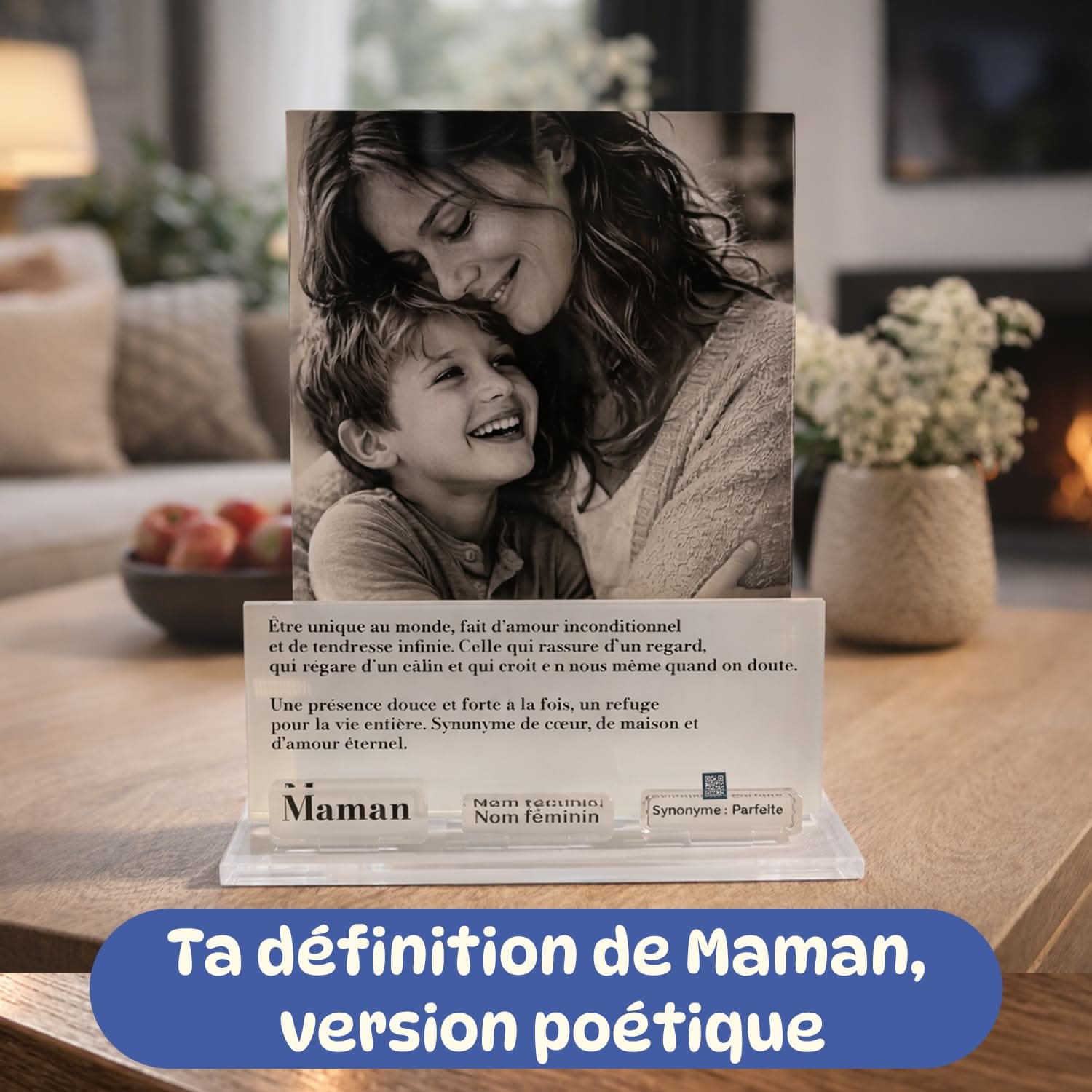 UniKit Définition Personnalisée 3D – Cadeau Fête des Mères Original