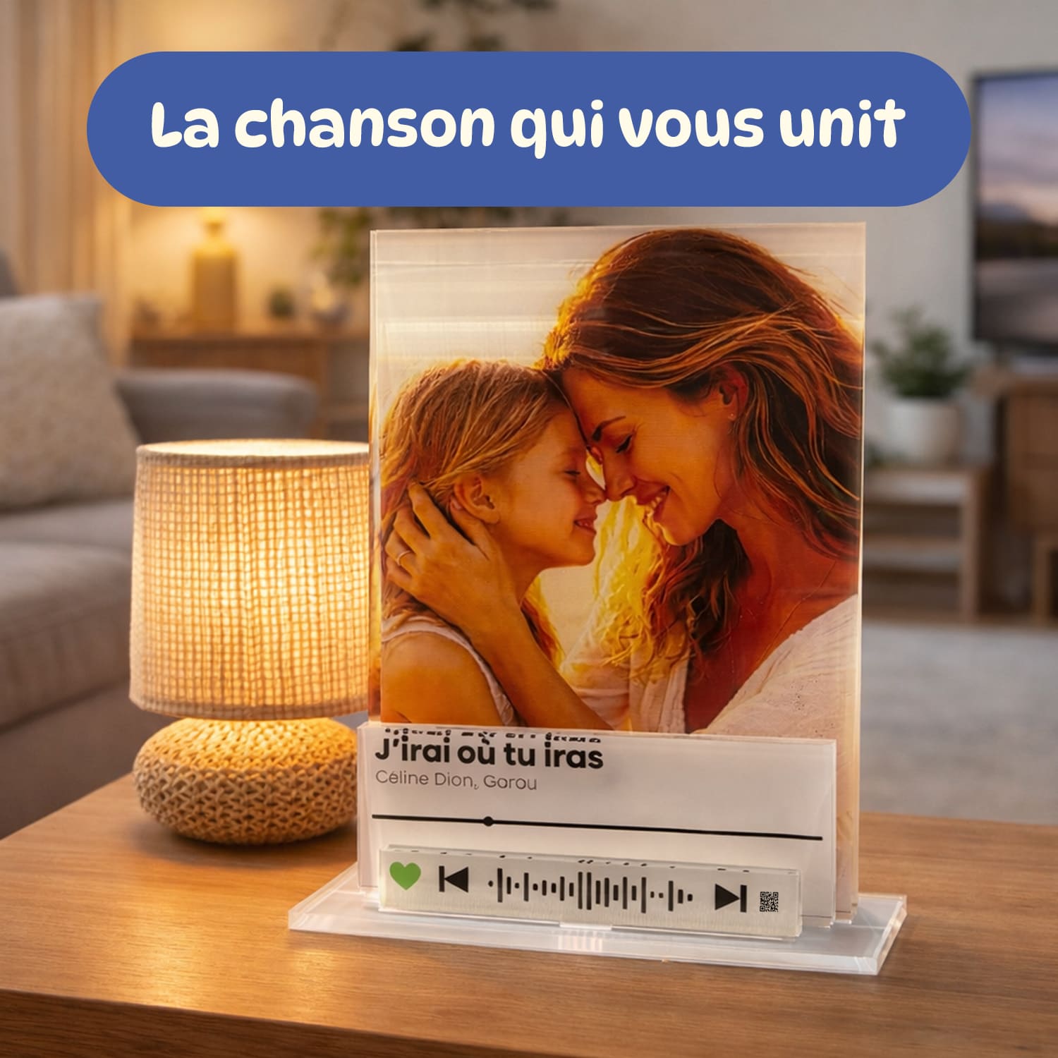 UniKit Musique Personnalisée 3D – Photo &amp; Chanson – Cadeau Fête des Mères