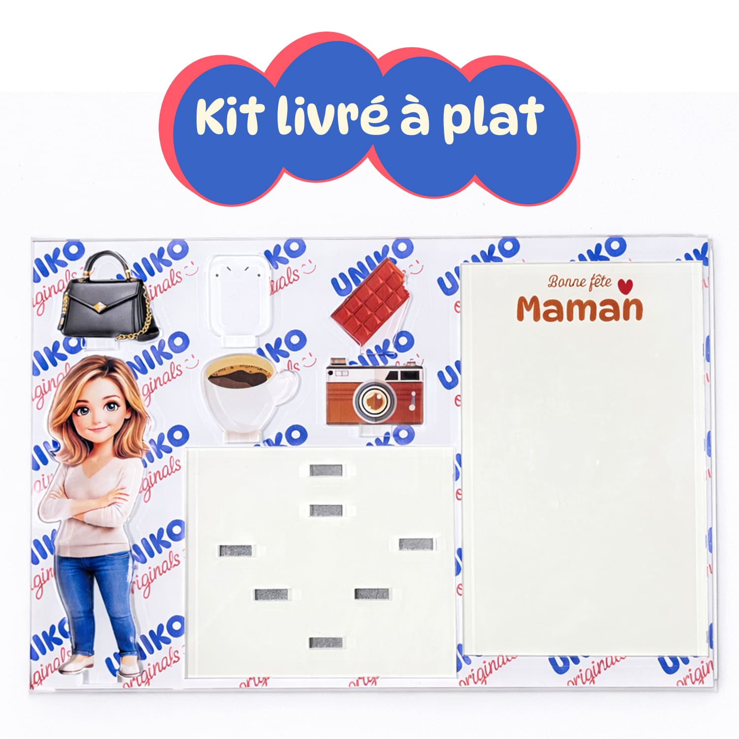 UniKit Starter Pack Personnalisé 3D – Figurine à Son Image – Cadeau Fête des Mères